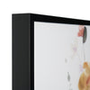 Watercolor Flowers Framed Embellished Canvas Wall Art Print - 24"x24"